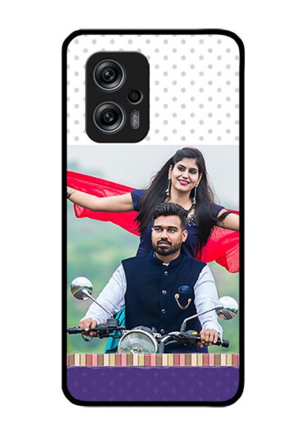 Redmi K50i 5G Photo Printing on Glass Case - Cute Family Design