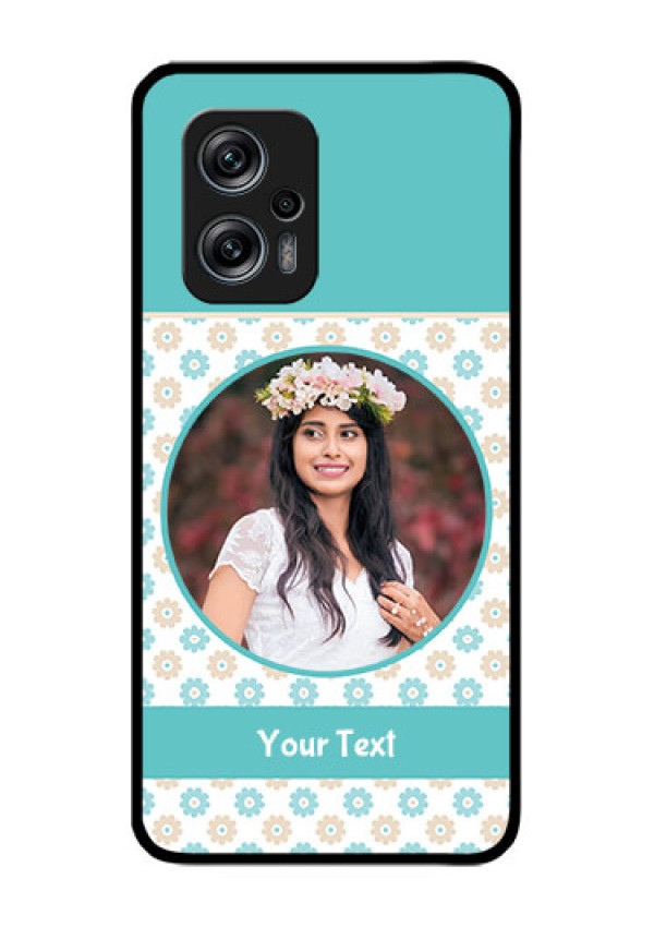 Redmi K50i 5G Custom Glass Mobile Case - Beautiful Flowers Design