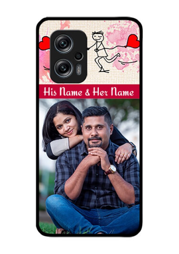 Redmi K50i 5G Photo Printing on Glass Case - You and Me Case Design