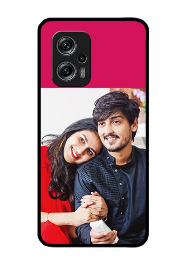 Redmi K50i 5G Custom Glass Mobile Case - Anniversary Cover Design