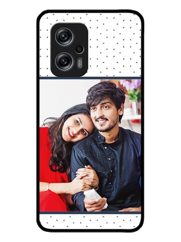 Custom Redmi K50i 5G Personalized Glass Phone Case - Premium Dot Design