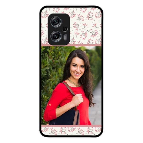 Redmi K50i 5G Custom Glass Phone Case - Premium Floral Design