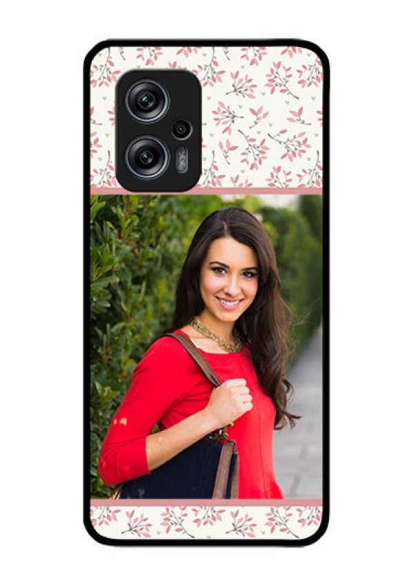 Redmi K50i 5G Custom Glass Phone Case - Premium Floral Design