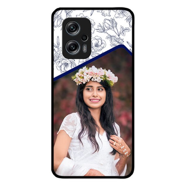 Redmi K50i 5G Personalized Glass Phone Case - Premium Floral Design Redmi K50i 5G Personalized Glass Phone Case - Premium Floral Design
