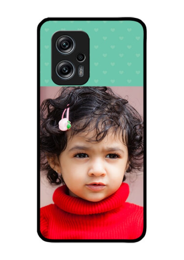 Redmi K50i 5G Custom Glass Phone Case - Lovers Picture Design