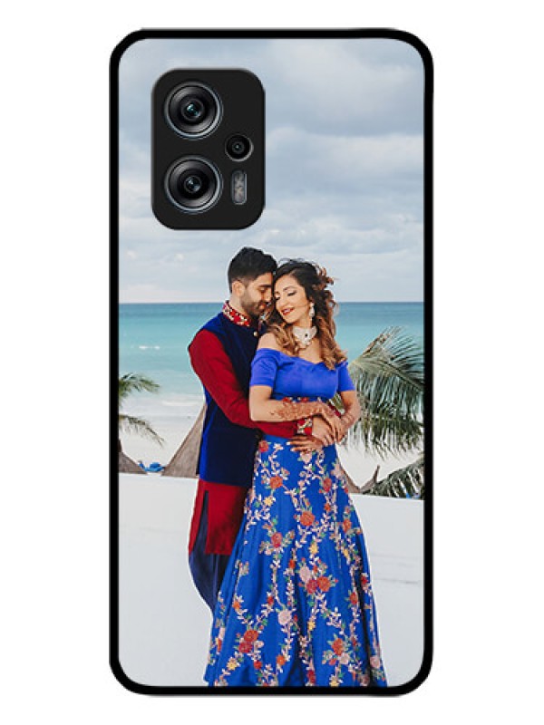Custom Redmi K50i 5G Photo Printing on Glass Case - Upload Full Picture Design