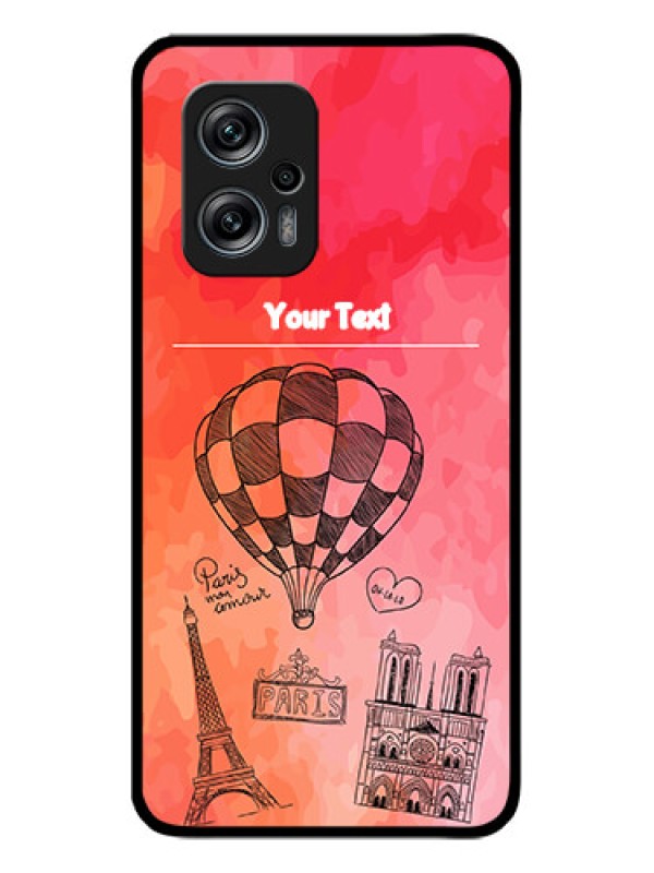 Custom Redmi K50i 5G Custom Glass Phone Case - Paris Theme Design
