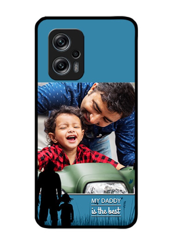 Redmi K50i 5G Custom Glass Mobile Case - Best dad design