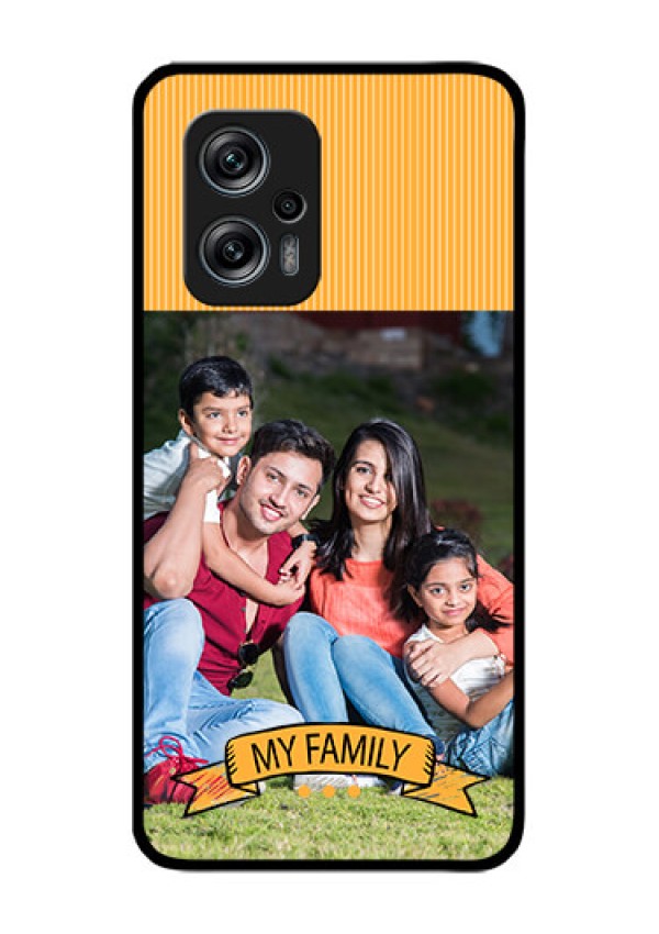 Redmi K50i 5G Custom Glass Phone Case - My Family Design