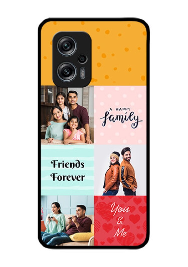 Redmi K50i 5G Personalized Glass Phone Case - Images with Quotes Design