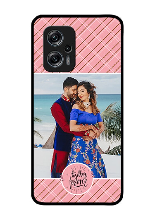 Redmi K50i 5G Personalized Glass Phone Case - Together Forever Design