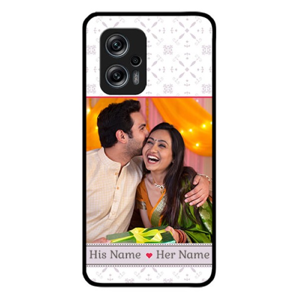 Redmi K50i 5G Custom Glass Mobile Case - with Photo and Ethnic Design Redmi K50i 5G Custom Glass Mobile Case - with Photo and Ethnic Design