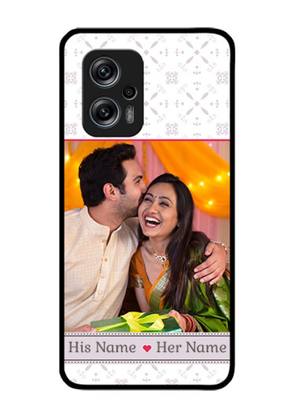 Redmi K50i 5G Custom Glass Mobile Case - with Photo and Ethnic Design