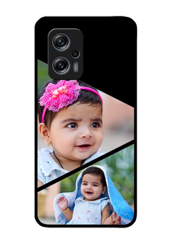 Redmi K50i 5G Custom Glass Phone Case - Semi Cut Design