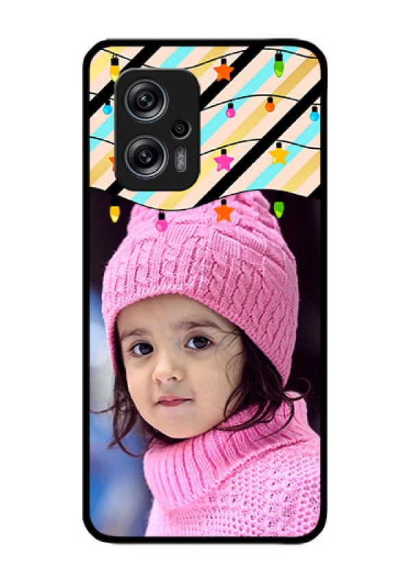 Redmi K50i 5G Custom Glass Mobile Case - Lights Hanging Design