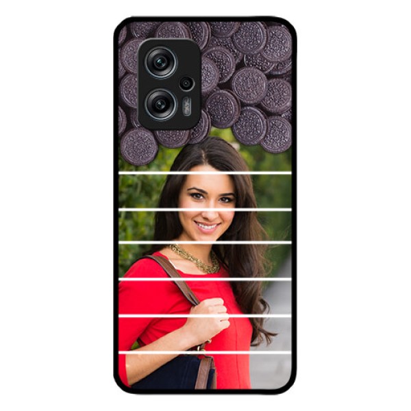 Redmi K50i 5G Custom Glass Phone Case - with Oreo Biscuit Design