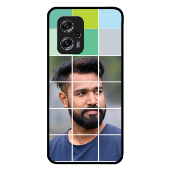 Redmi K50i 5G Photo Printing on Glass Case - with white box pattern Redmi K50i 5G Photo Printing on Glass Case - with white box pattern
