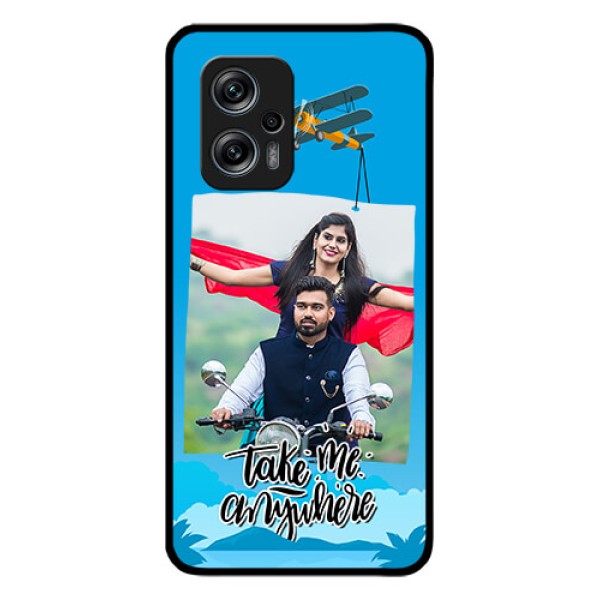 Redmi K50i 5G Custom Glass Mobile Case - Traveller Design