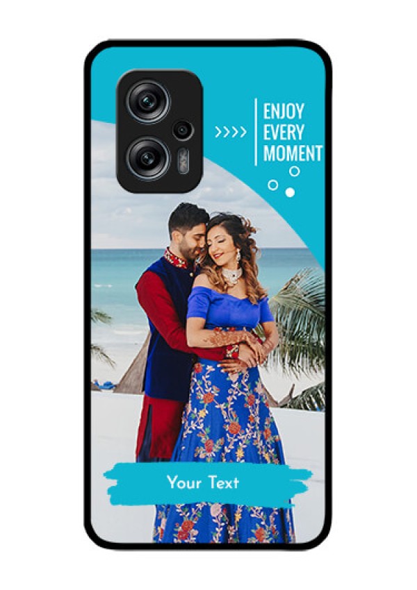 Redmi K50i 5G Custom Glass Mobile Case - Happy Moment Design