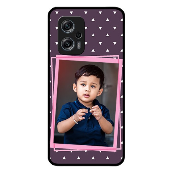 Redmi K50i 5G Custom Glass Mobile Case - Triangle Pattern Dotted Design Redmi K50i 5G Custom Glass Mobile Case - Triangle Pattern Dotted Design