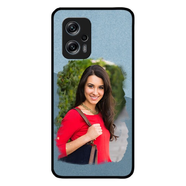 Redmi K50i 5G Custom Glass Mobile Case - Grunge Line Art Design