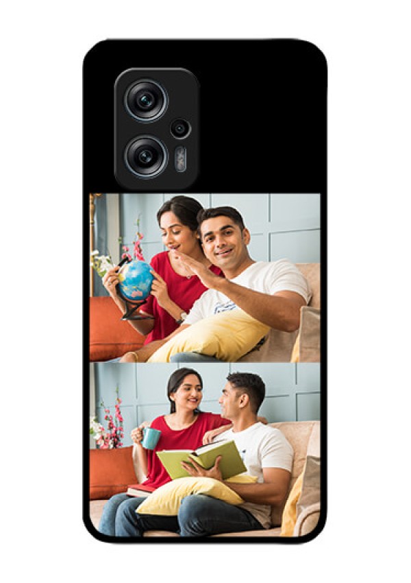 Redmi K50i 5G 2 Images on Glass Phone Cover
