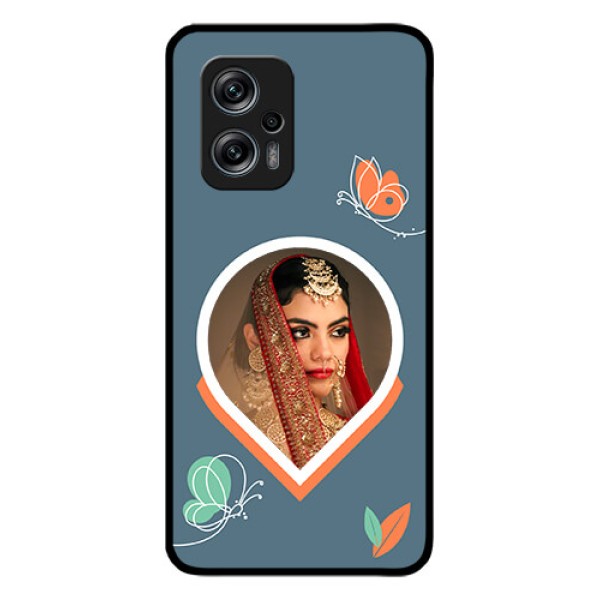Xiaomi Redmi K50I 5G Custom Glass Mobile Case - Droplet Butterflies Design Xiaomi Redmi K50I 5G Custom Glass Mobile Case - Droplet Butterflies Design