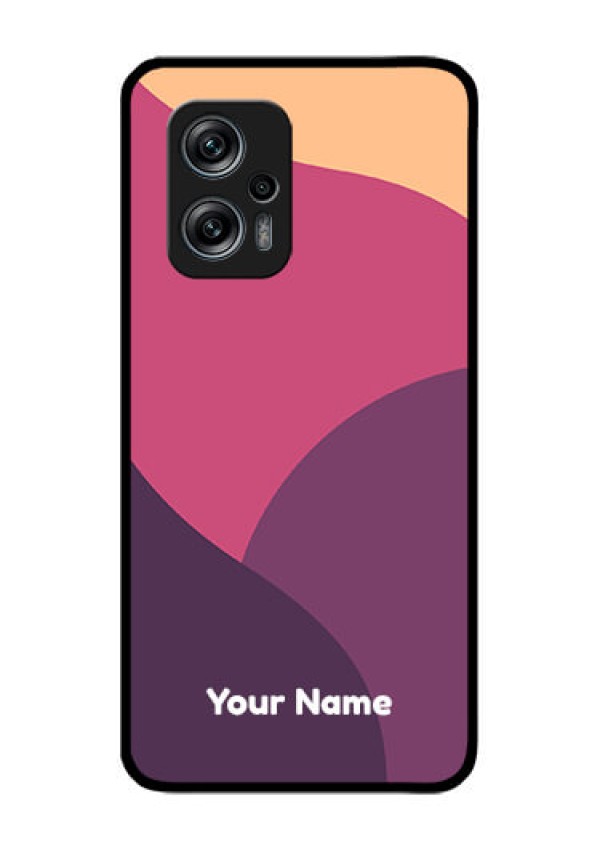 Xiaomi Redmi K50I 5G Custom Glass Phone Case - Mixed Multi-colour abstract art Design
