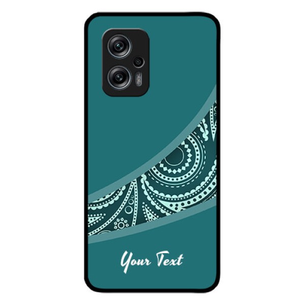 Xiaomi Redmi K50I 5G Photo Printing on Glass Case - semi visible floral Design Xiaomi Redmi K50I 5G Photo Printing on Glass Case - semi visible floral Design