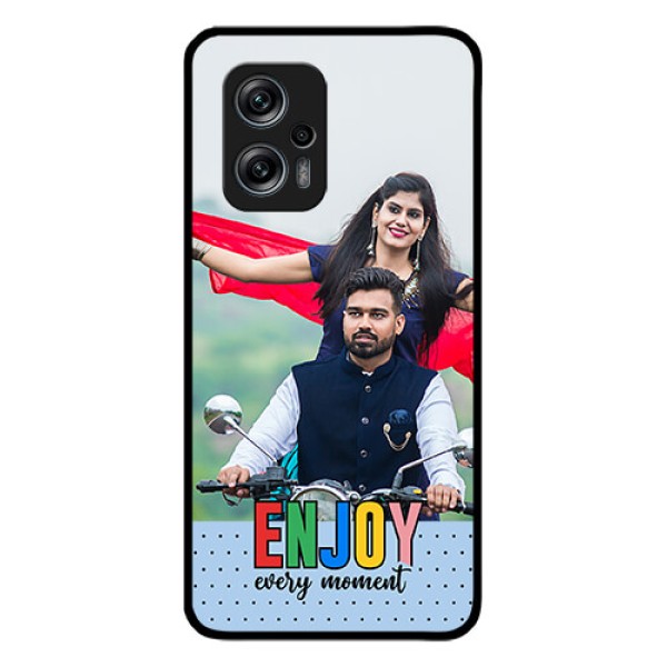 Xiaomi Redmi K50I 5G Photo Printing on Glass Case - Enjoy Every Moment Design Xiaomi Redmi K50I 5G Photo Printing on Glass Case - Enjoy Every Moment Design