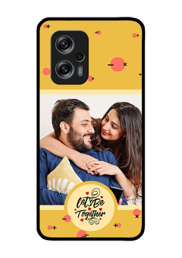 Xiaomi Redmi K50I 5G Photo Printing on Glass Case - Lets be Together Design