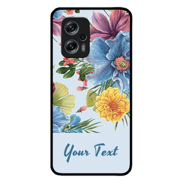 Xiaomi Redmi K50I 5G Custom Glass Mobile Case - Stunning Watercolored Flowers Painting Design Xiaomi Redmi K50I 5G Custom Glass Mobile Case - Stunning Watercolored Flowers Painting Design