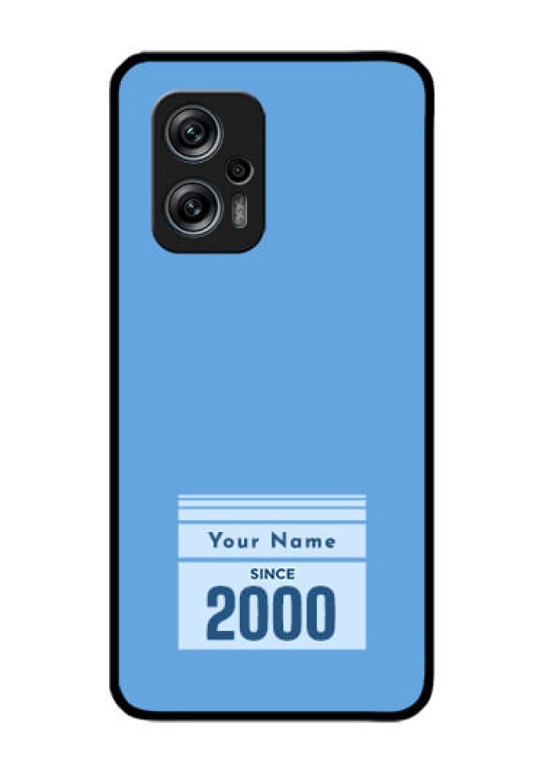 Xiaomi Redmi K50I 5G Custom Glass Mobile Case - Custom Year of birth Design