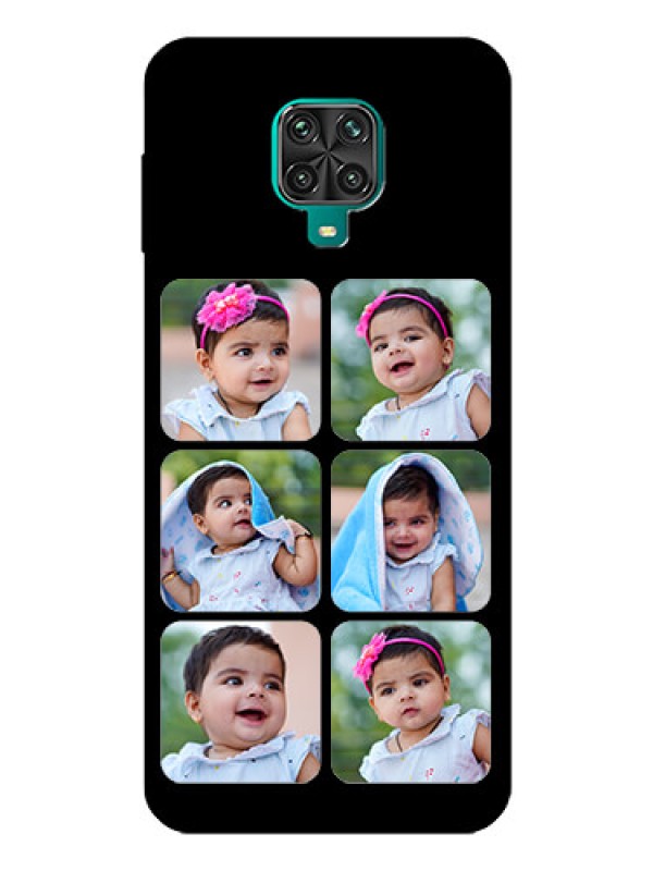 Custom Redmi Note 10 Lite Photo Printing on Glass Case - Multiple Pictures Design