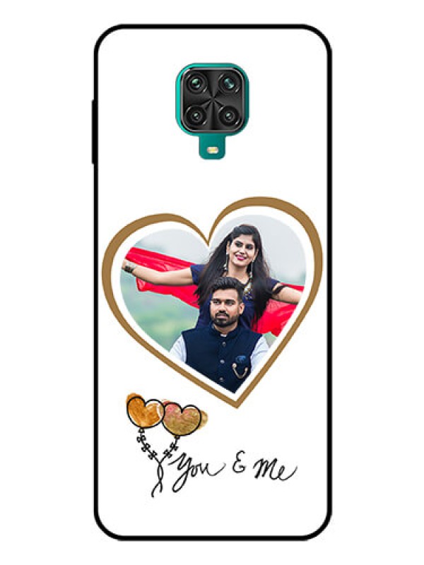 Custom Redmi Note 10 Lite Custom Glass Mobile Case - You & Me Design