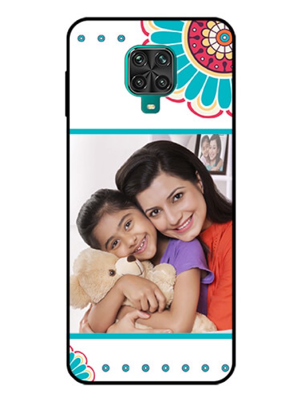 Custom Redmi Note 10 Lite Custom Glass Phone Case - Flower Design