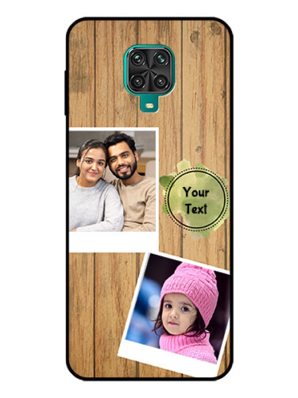 Custom Redmi Note 10 Lite Custom Glass Phone Case - Wooden Texture Design