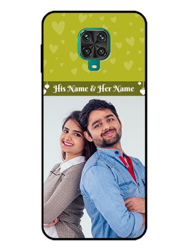 Custom Redmi Note 10 Lite Custom Glass Phone Case - You & Me Heart Design