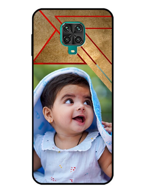 Custom Redmi Note 10 Lite Personalized Glass Phone Case - Gradient Abstract Texture Design