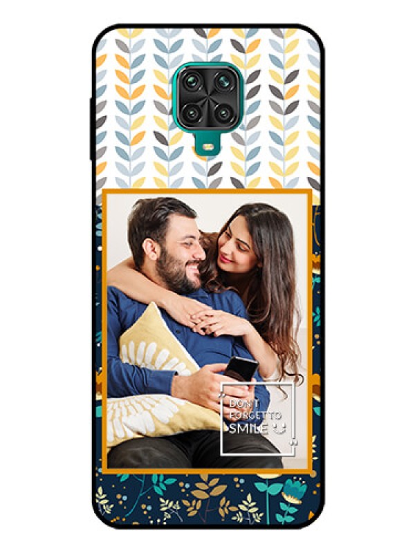 Custom Redmi Note 10 Lite Custom Glass Mobile Case - Pattern Design