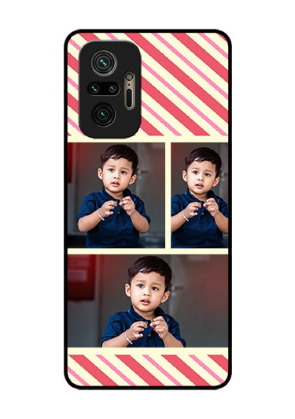 Redmi Note 10 Pro Max Personalized Glass Phone Case - Picture Upload Mobile Case Design