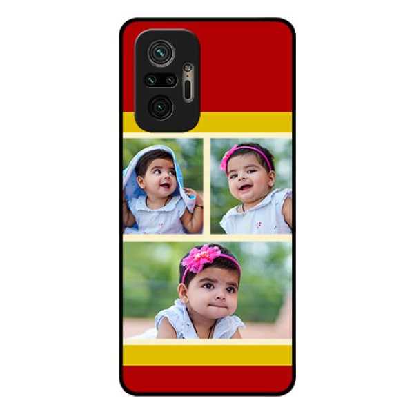Redmi Note 10 Pro Max Custom Glass Mobile Case - Multiple Pic Upload Design Redmi Note 10 Pro Max Custom Glass Mobile Case - Multiple Pic Upload Design