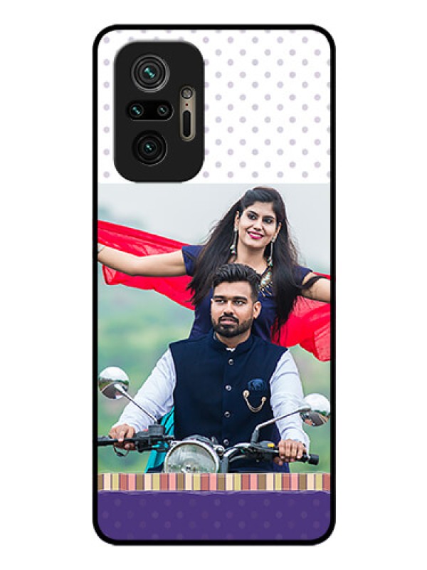 Custom Redmi Note 10 Pro Max Photo Printing on Glass Case - Cute Family Design