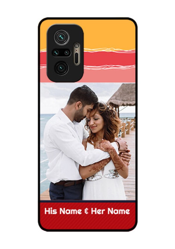 Redmi Note 10 Pro Max Custom Glass Mobile Case - Colorful Case Design