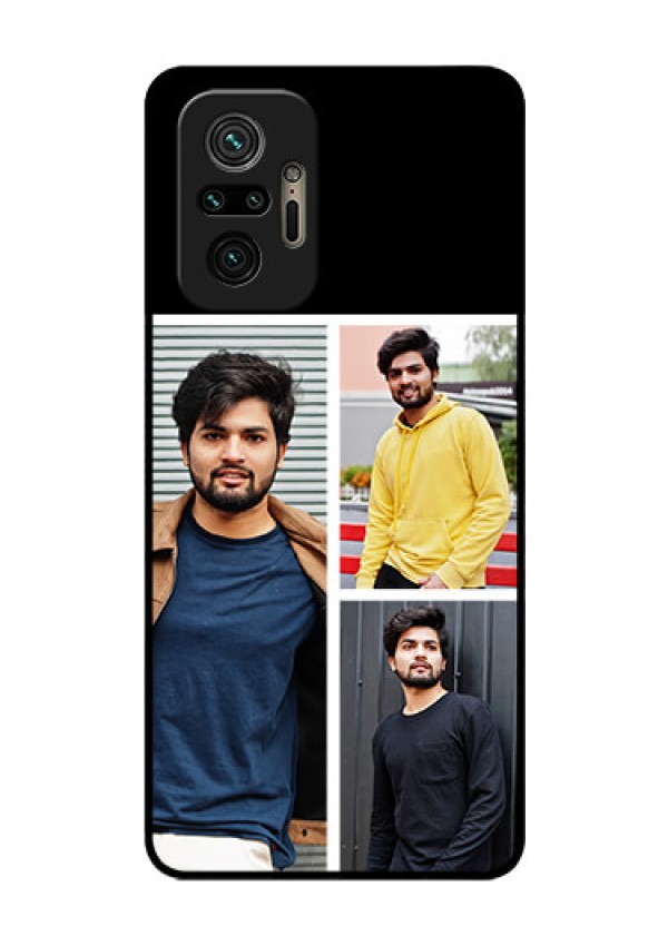 Redmi Note 10 Pro Max Photo Printing on Glass Case - Upload Multiple Picture Design