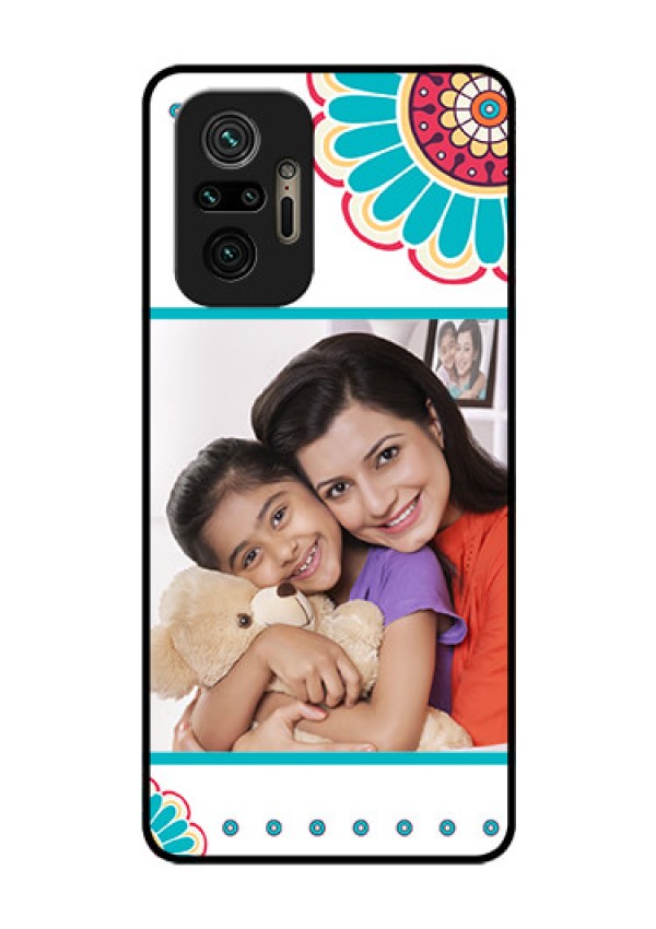 Redmi Note 10 Pro Max Custom Glass Phone Case - Flower Design