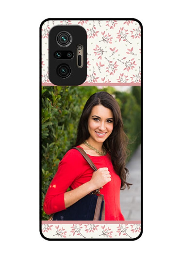 Redmi Note 10 Pro Max Custom Glass Phone Case - Premium Floral Design