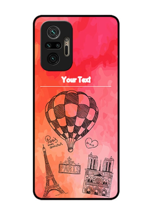Redmi Note 10 Pro Max Custom Glass Phone Case - Paris Theme Design