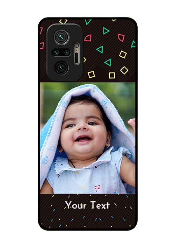 Redmi Note 10 Pro Max Custom Glass Phone Case - with confetti birthday design