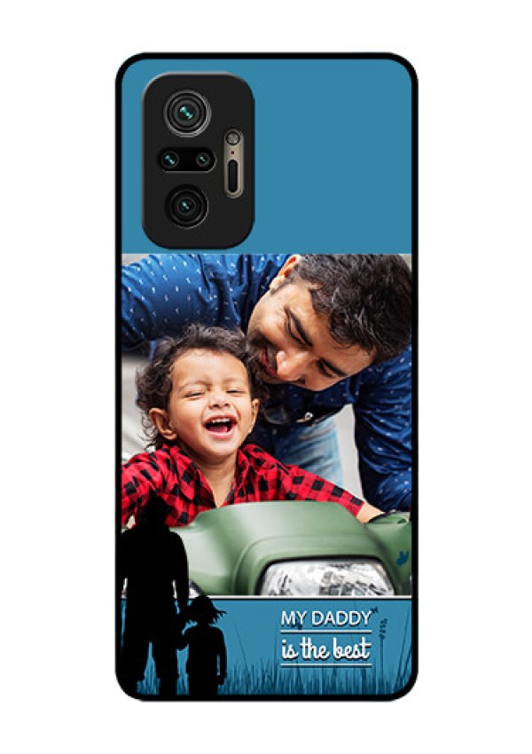 Redmi Note 10 Pro Max Custom Glass Mobile Case - Best dad design 